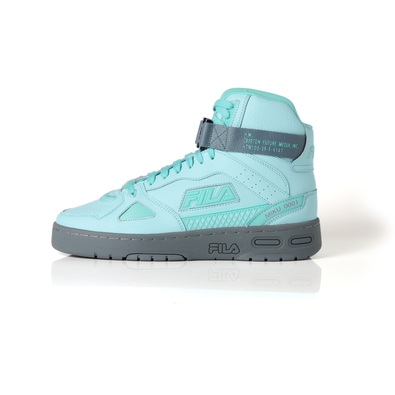 FILA×初音ミク TERATACH 600 HI LIGHT BLUE/GREY 23