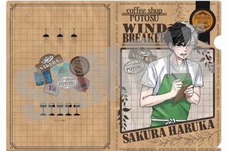 【再販】WIND BREAKER クリアファイルセット 桜 遥&集合 Coffee shop ver.                     ホビーストックで2023年11月発売