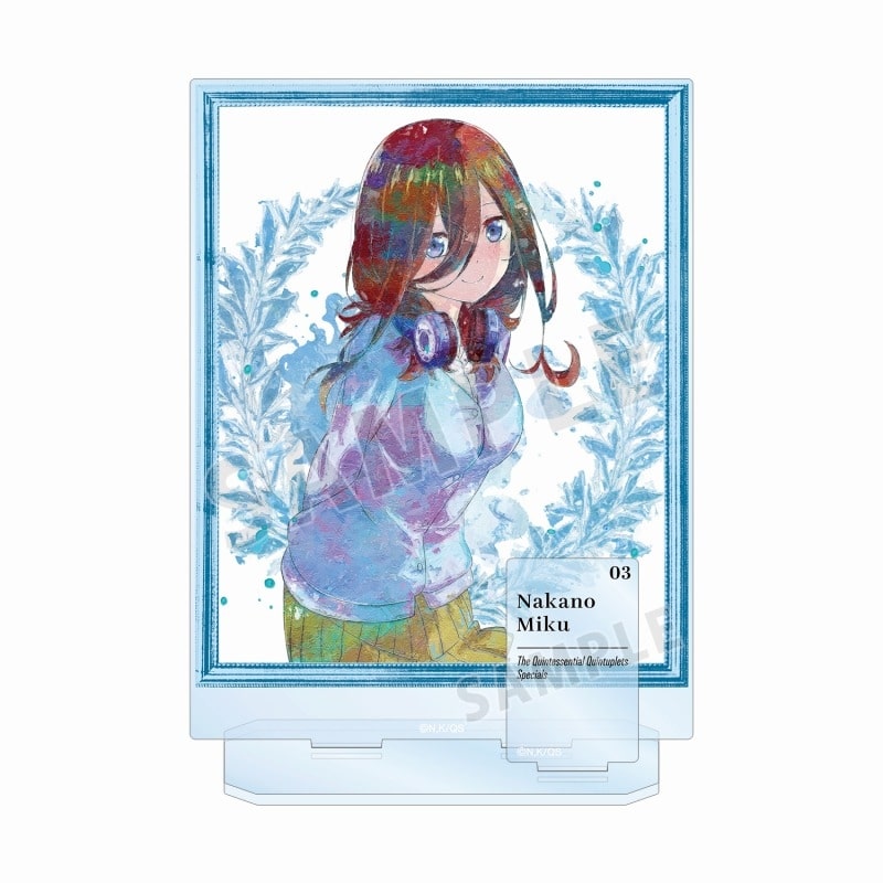 五等分の花嫁∽ 中野三玖 grunge CANVAS パーツ付きBIGアクリルスタンド
 アニメイトで
2024/08/27 発売