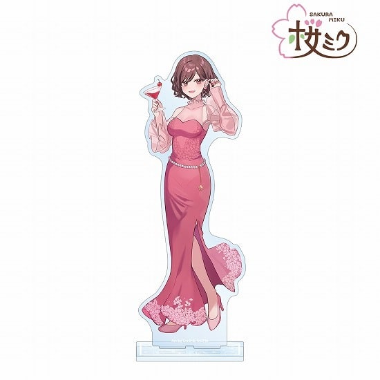 桜ミク 描き下ろし MEIKO 桜パーティーver. Art by しゅがお BIGアクリルスタンド                     ホビーストックで2024年10月発売