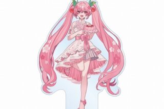 桜ミク 描き下ろし 桜ミク 桜パーティーver. Art by しゅがお BIGアクリルスタンド                     ホビーストックで2024年10月発売