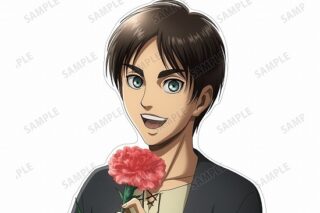 進撃の巨人 描き下ろし エレン Flower Shop ver. 特大ダイカットアクリルパネル                     ホビーストックで2024年9月発売