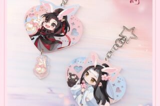 魔道祖師 桃花澗シリーズ ラメ入りハート型アクリルキーホルダー 藍忘機
 
2024年10月発売