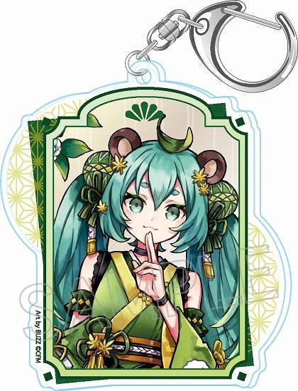 【再販】初音ミク 百鬼夜行 アクリルキーホルダー 化狸                     ホビーストックで2024年8月発売