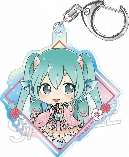 【再販】初音ミク 百鬼夜行 オーロラアクリルキーホルダー 龍神                     ホビーストックで2024年8月発売