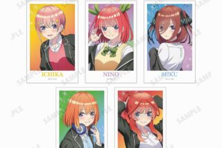 五等分の花嫁∽ 描き下ろし 衣装交換ver. インスタントカメラ風イラストカード5枚セット
 アニメイトで
2024/07/27 発売