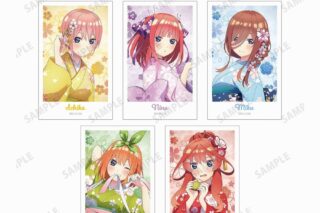 五等分の花嫁∽ 描き下ろし 桜和装ver. インスタントカメラ風イラストカード5枚セット
 アニメイトで
2024/07/27 発売