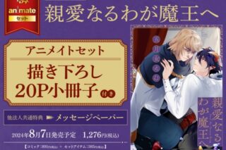 [BL漫画] 親愛なるわが魔王へ アニメイトセット【描き下ろし20P小冊子付き】
 
2024年8月7日発売
で取扱中