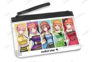 五等分の花嫁∽ rockin’starコラボ 描き下ろし 集合 ロックアイドルver. PUレザーフラットポーチ キャラアニで
                                                2024年11月発売