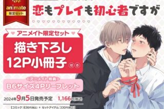 [BL漫画] 恋もプレイも初心者ですが アニメイト限定セット【描き下ろし12P小冊子付き】
 
2024年9月5日発売
で取扱中