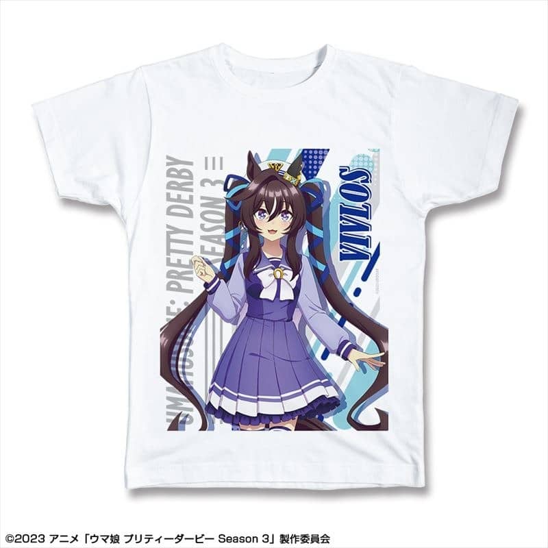 TVアニメ『ウマ娘 プリティーダービー Season 3』 Tシャツ Lサイズ デザイン08(ヴィブロス/制服ver.)
 アニメイトで
2024年09月 上旬 発売