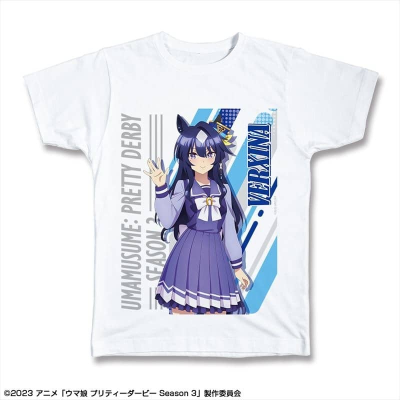 TVアニメ『ウマ娘 プリティーダービー Season 3』 Tシャツ Lサイズ デザイン07(ヴィルシーナ/制服ver.)
 アニメイトで
2024年09月 上旬 発売