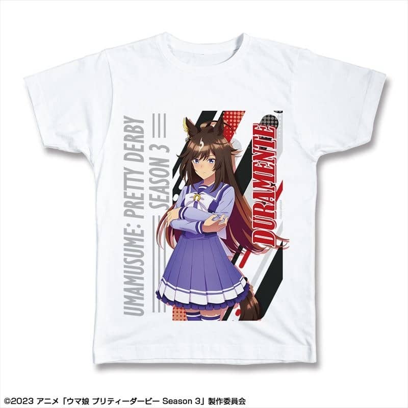 TVアニメ『ウマ娘 プリティーダービー Season 3』 Tシャツ Lサイズ デザイン06(ドゥラメンテ/制服ver.)
 アニメイトで
2024年09月 上旬 発売