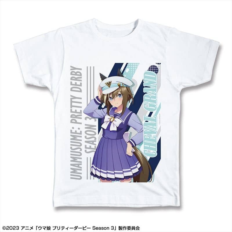 TVアニメ『ウマ娘 プリティーダービー Season 3』 Tシャツ Lサイズ デザイン04(シュヴァルグラン/制服ver.)
 アニメイトで
2024年09月 上旬 発売