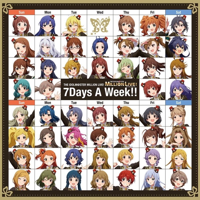 THE IDOLM@STER MILLION LIVE!「7Days A Week!!」
 アニメイトで
2024/07/31 発売