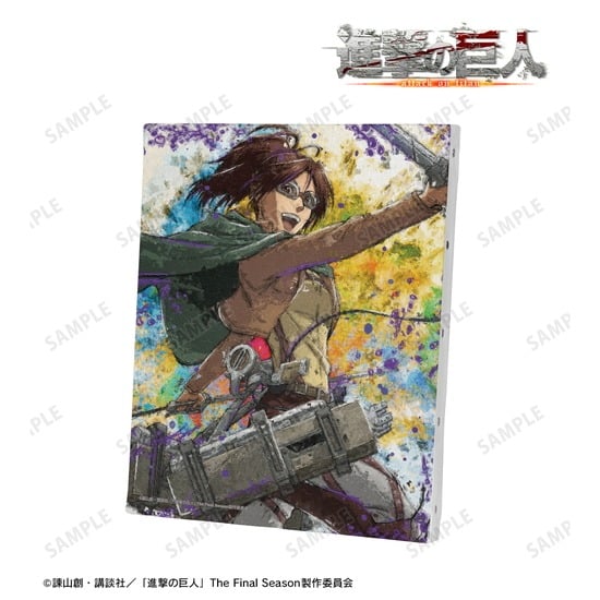 進撃の巨人 grunge CANVAS キャンバスボード ハンジ                     ホビーストックで2024年11月発売