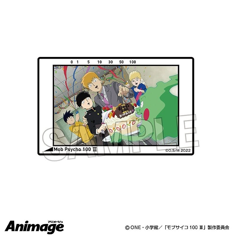 モブサイコ100 Ⅲ Animageアクリルカード B
 アニメイトで
2024年10月発売