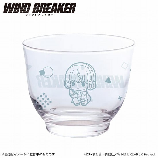 WIND BREAKER 冷茶グラス 梶蓮 ぷちきゅんシリーズ                     ホビーストックで2024年9月発売