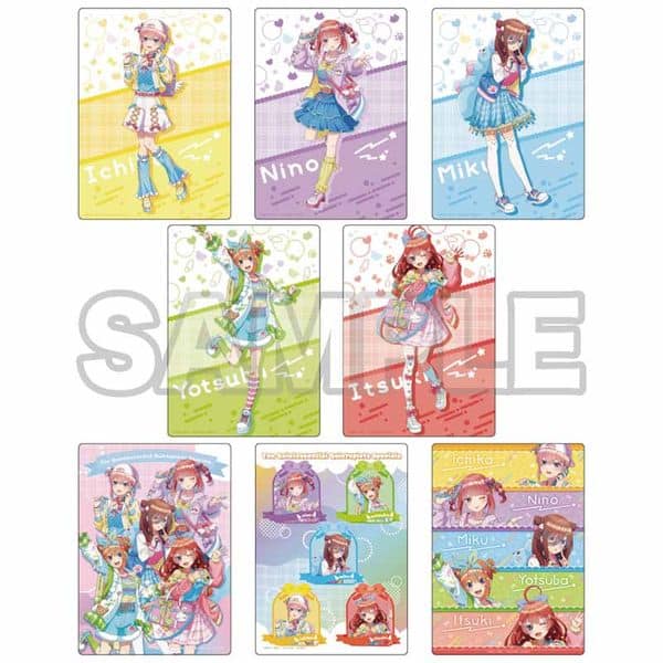 五等分の花嫁∽ ぱすてるふぁっしょん B5下敷き  キャラアニで
                                                2024年09月発売