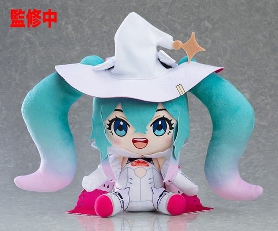 初音ミク GTプロジェクト2024 ぬいぐるみ レーシングミク 2024Ver.                     ホビーストックで2024年11月発売