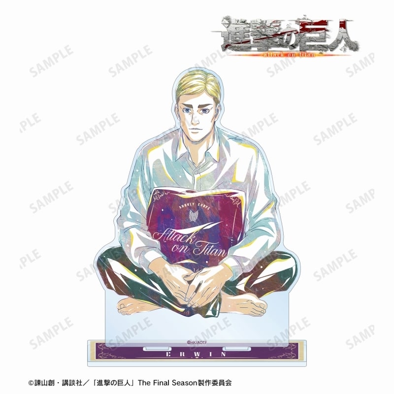 進撃の巨人 描き下ろし エルヴィン リラックスver. Ani-Art BIGアクリルスタンド
 アニメイトで
2024/11/07 発売