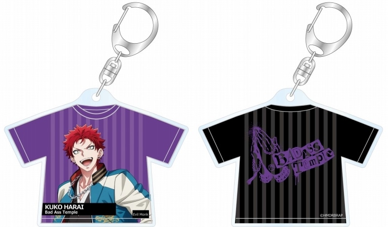 ヒプノシスマイク Tシャツアクリルキーホルダー 波羅夷空却
 アニメイトで2023年12月発売