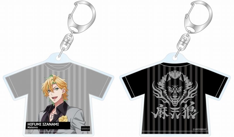 ヒプノシスマイク Tシャツアクリルキーホルダー 伊弉冉一二三
 アニメイトで2023年12月発売