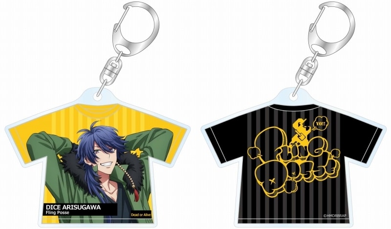 ヒプノシスマイク Tシャツアクリルキーホルダー 有栖川帝統
 アニメイトで2023年12月発売