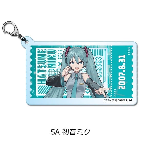 初音ミク&ピアプロキャラクターズ アクリルキーホルダー SA 初音ミク                     ホビーストックで2024年10月発売