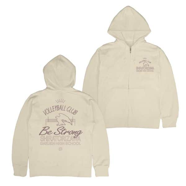 ハイキュー!! 白鳥沢学園高校バレーボール部 ジップパーカー LIGHT BEIGE L キャラアニで
                                                2024年11月発売