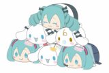 初音ミク×シナモロール ぽてコロマスコット2 アニメイトで2024年11月発売