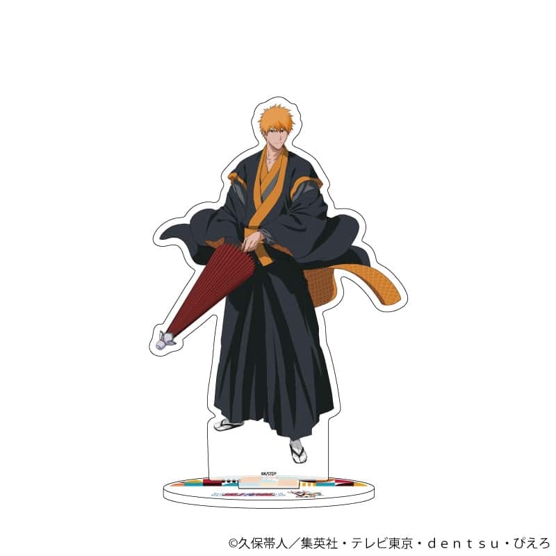 BLEACH アクリルスタンド6月黒崎一護 ぴえろ45周年ver.(描き下ろしイラスト)
 
2024年11月上旬発売
で取扱中