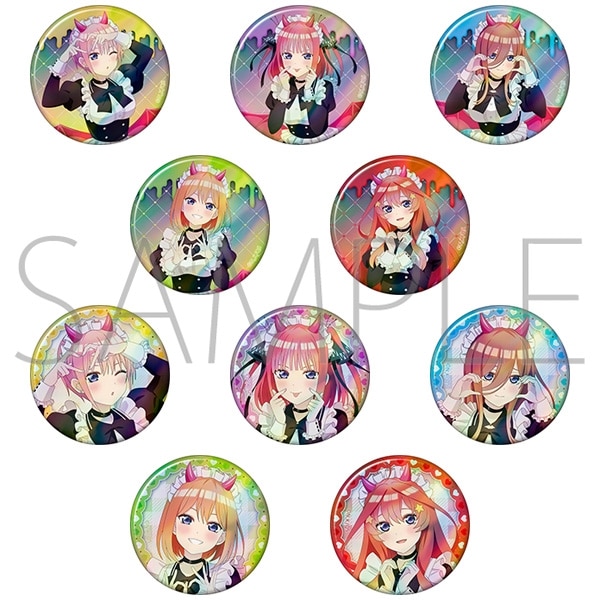 五等分の花嫁∽ キャラバッジコレクション(小悪魔メイド)
 アニメイトで
2024/10/12 発売