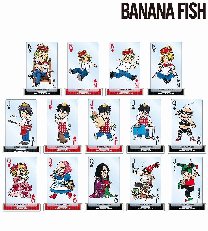 BANANA FISH トレーディング ちびキャラ トランプカード風アクリルスタンド
 アニメイトで
2024/11/09 発売