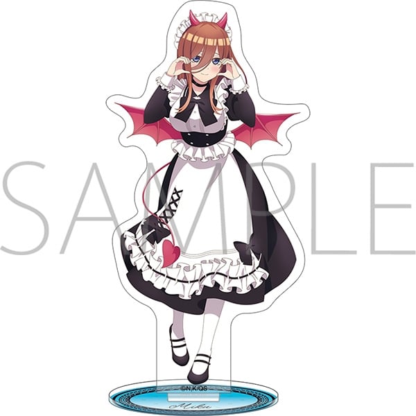 五等分の花嫁∽ アクリルスタンド/(小悪魔メイド) 中野三玖
 アニメイトで
2024/10/12 発売