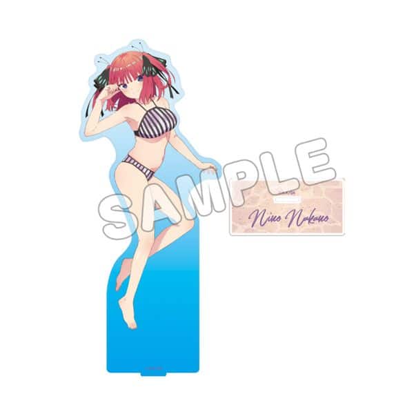 五等分の花嫁∽ 描き下ろしアクリルフィギュアL(水着) 中野二乃 キャラアニで
                                                2024年10月発売