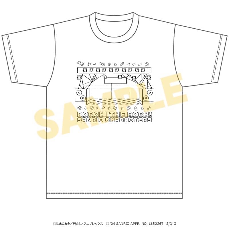 ぼっち・ざ・ろっく!×サンリオキャラクターズ ライブSTAFF風Tシャツ XL
 アニメイトで
2024年11月発売