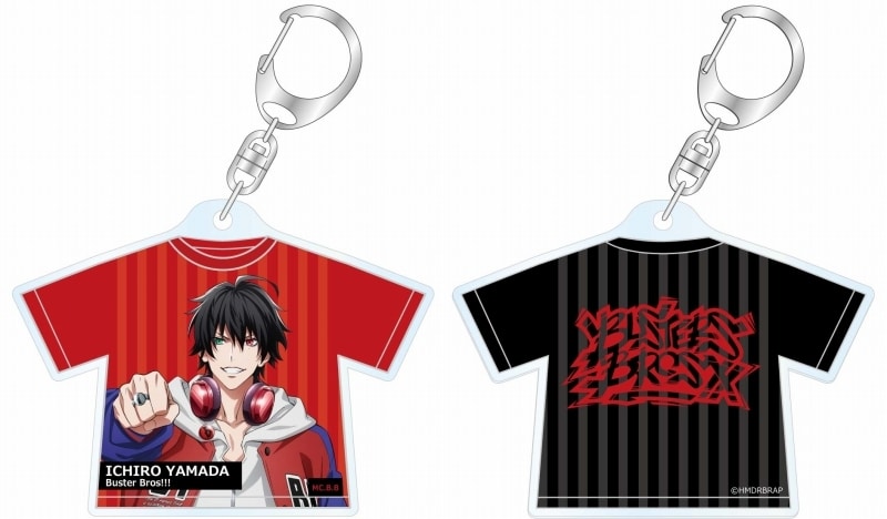 ヒプノシスマイク Tシャツアクリルキーホルダー 山田一郎
 アニメイトで2023年12月発売