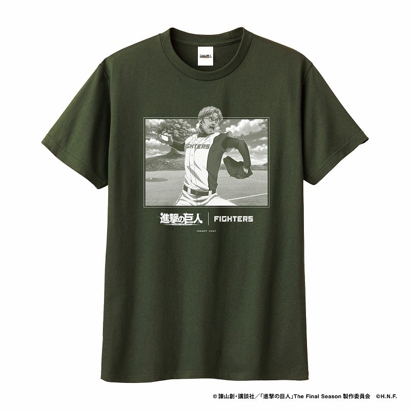 進撃の巨人×パ・リーグ6球団コラボ 2024進撃の巨人/北海道日本ハムファイターズ Tシャツ (ジーク) XLサイズ
 アニメイトで
2024年11月上旬発売