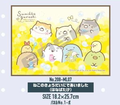 すみっコぐらし 208-ML07 ねこのきょうだいにであいました(はなばたけ)
 アニメイトで
2024年04月発売