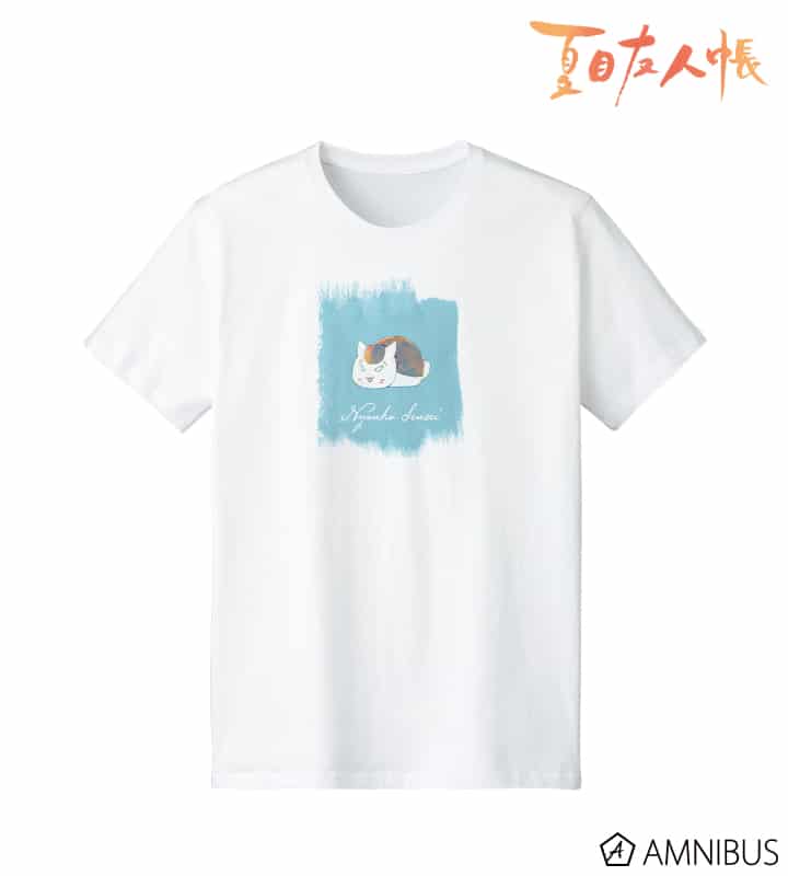 夏目友人帳 ニャンコ先生 Ani-Art 第3弾 Tシャツ ミズイロ/メンズ AMNIBUSで2024年10月中旬発売