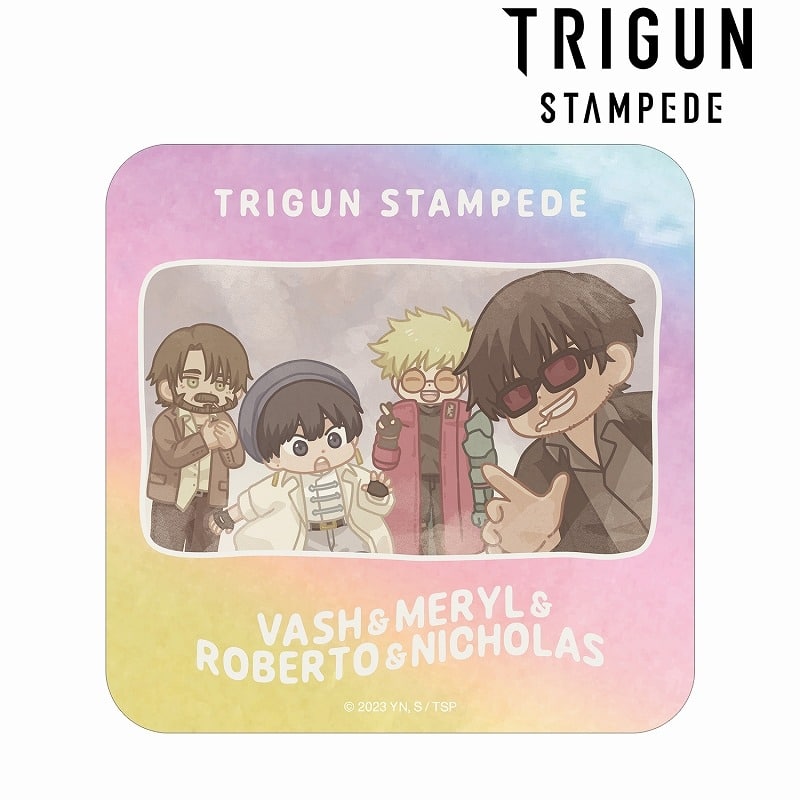 TVアニメ「TRIGUN STAMPEDE」 集合 ゆるコマ オーロラステッカー
 アニメイトで2025/02/07 発売