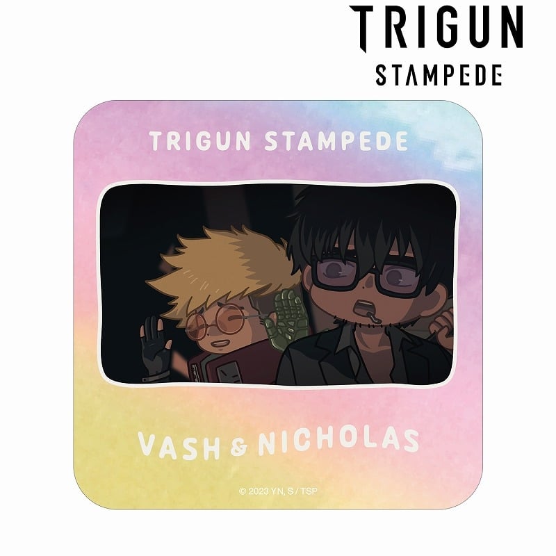 TVアニメ「TRIGUN STAMPEDE」 ヴァッシュ&ニコラス ゆるコマ オーロラステッカー ver.B
 アニメイトで2025/02/07 発売