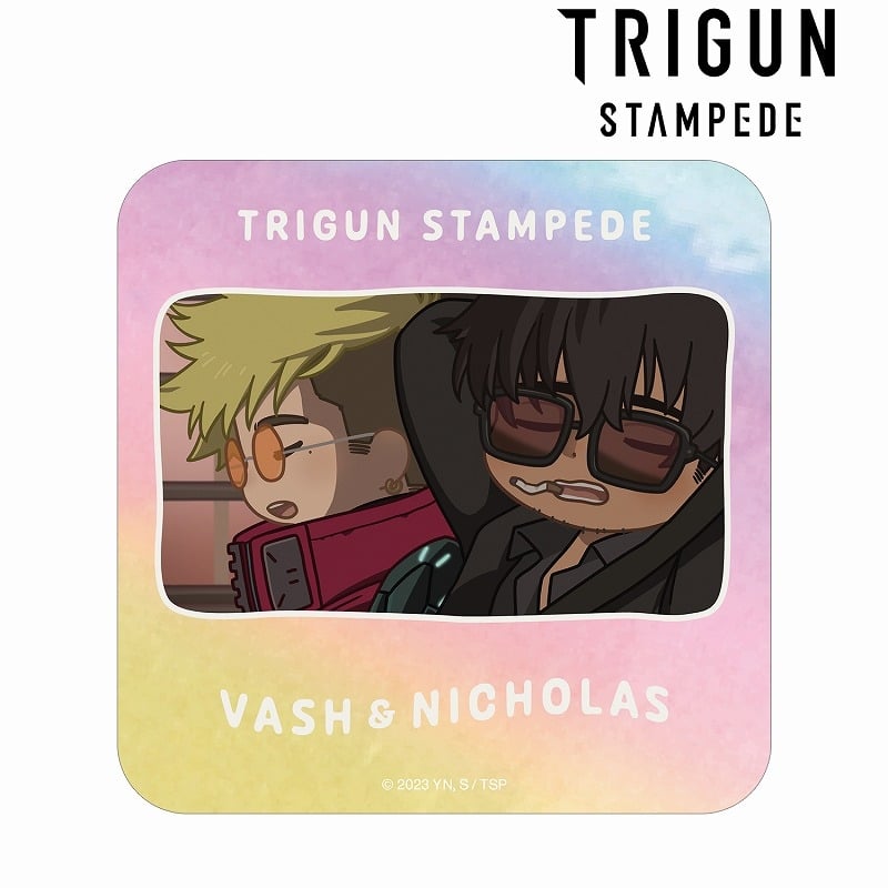 TVアニメ「TRIGUN STAMPEDE」 ヴァッシュ&ニコラス ゆるコマ オーロラステッカー ver.A
 アニメイトで2025/02/07 発売