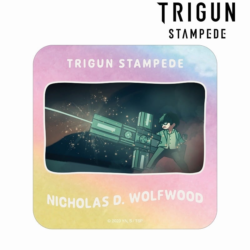 TVアニメ「TRIGUN STAMPEDE」 ニコラス・D・ウルフウッド ゆるコマ オーロラステッカー ver.B
 アニメイトで2025/02/07 発売