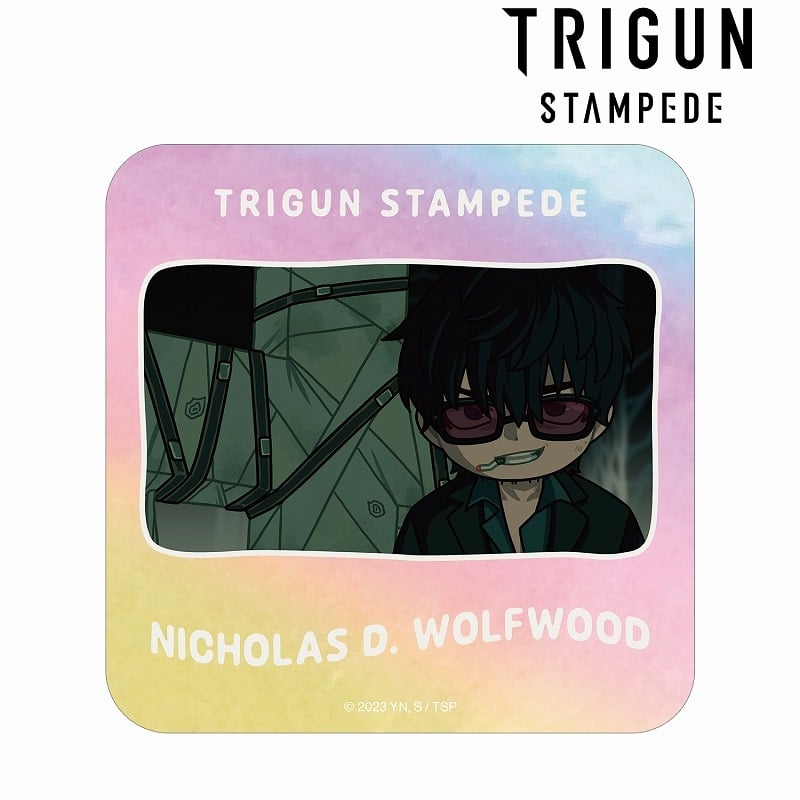 TVアニメ「TRIGUN STAMPEDE」 ニコラス・D・ウルフウッド ゆるコマ オーロラステッカー ver.A
 アニメイトで2025/02/07 発売