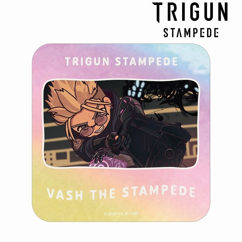 TVアニメ「TRIGUN STAMPEDE」 ヴァッシュ・ザ・スタンピード ゆるコマ オーロラステッカー ver.D
 アニメイトで2025/02/07 発売