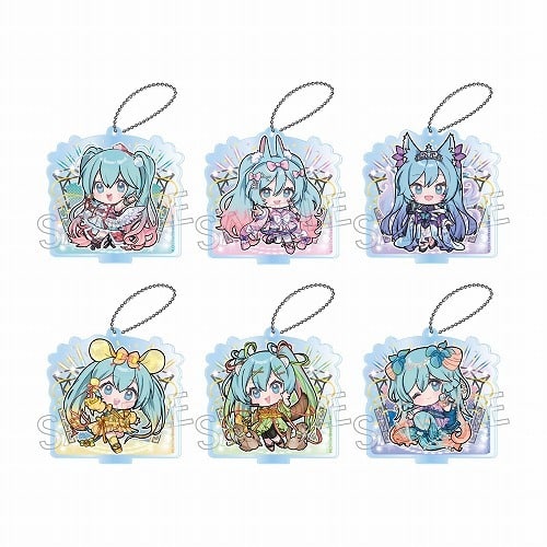 初音ミク あやかしステージ アクリルキーチェーン 6個入り1BOX                     ホビーストックで2024年11月発売