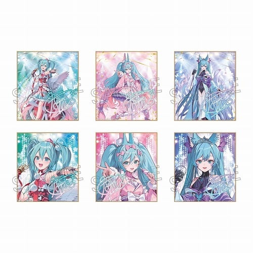 初音ミク あやかしステージ 色紙 6個入り1BOX                     ホビーストックで2024年11月発売