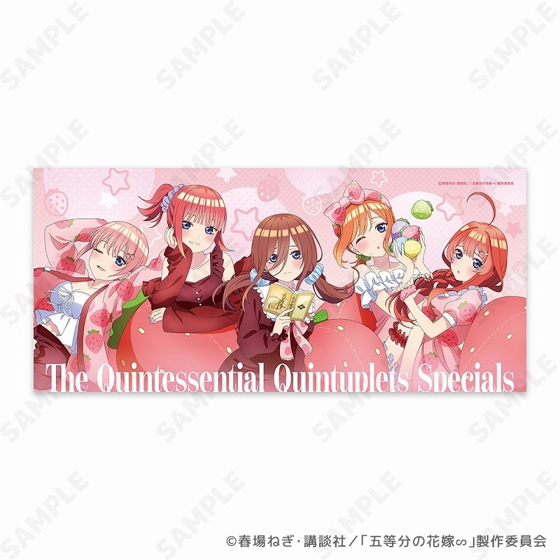 五等分の花嫁∽ いちごルームウェア ハイレゾファイバータオル
 アニメイトで
2024年11月下旬発売